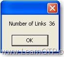 Total No of Links Google QTP