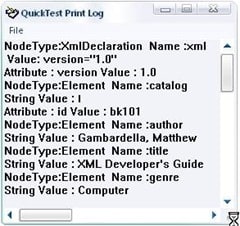 XML elements and Values