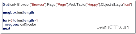 Using DOM to find font color