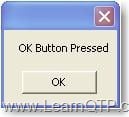OK Button Pressed