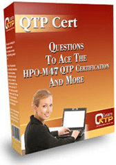 QTP 11 Certification HP0-M47