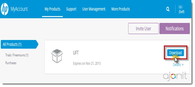 hp uft 12.5 trial