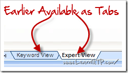 Keywordview & Expertview toggling in QTP 11 and earlier versions