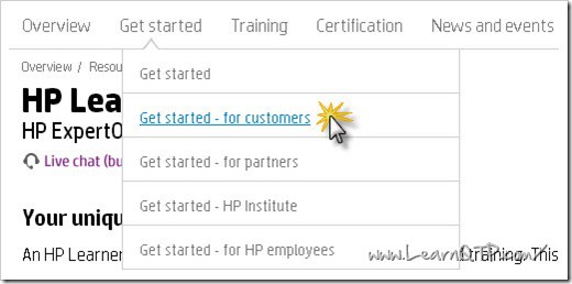 HP Learner ID