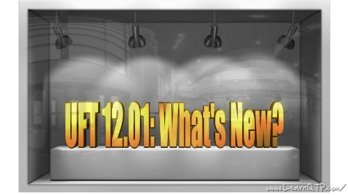 UFT 12.01 New Features