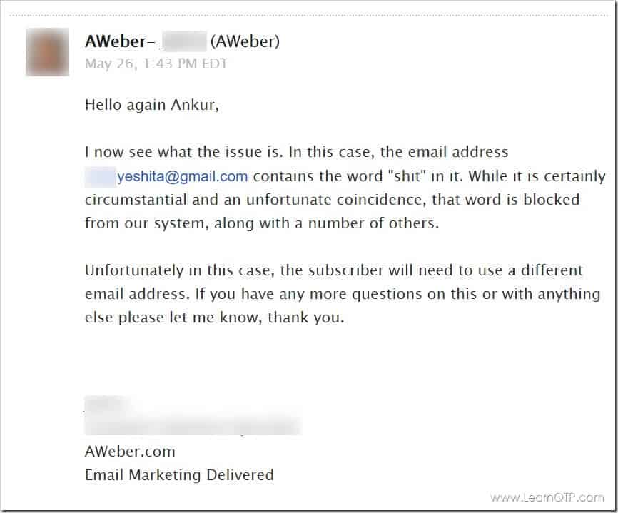 6th-email-learnqtp-aweber