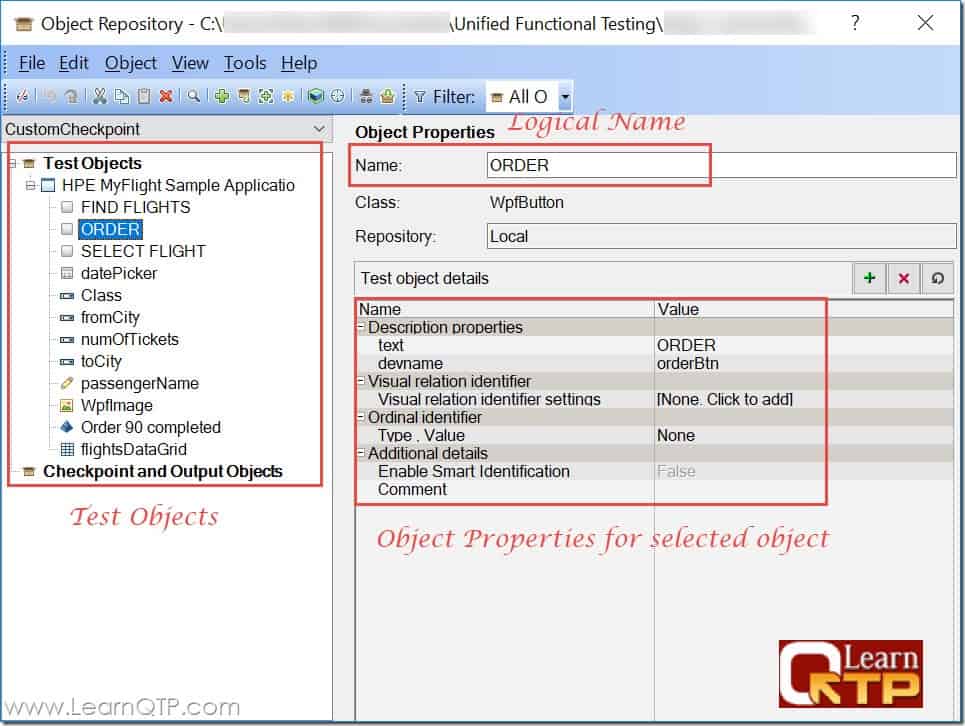 illegal assignment in uft