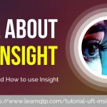 Guide to Micro Focus UFT Insight