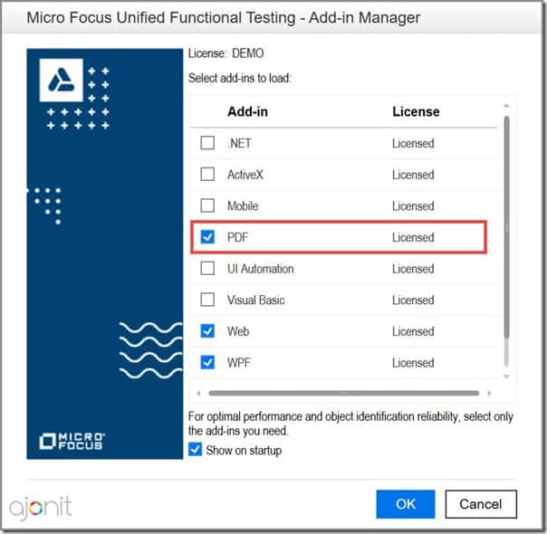 PDF addin under Addin-manager PDF addin under Addin-manager