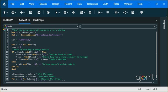 dark theme support for UFT One 15.0.1
